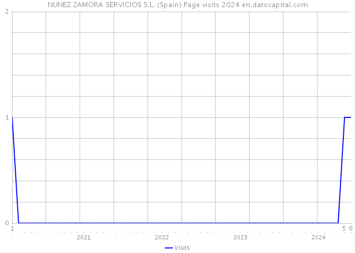 NUNEZ ZAMORA SERVICIOS S.L. (Spain) Page visits 2024 