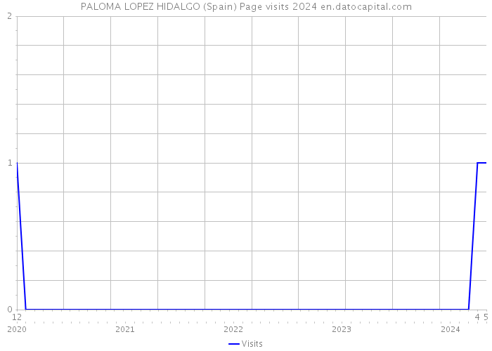 PALOMA LOPEZ HIDALGO (Spain) Page visits 2024 