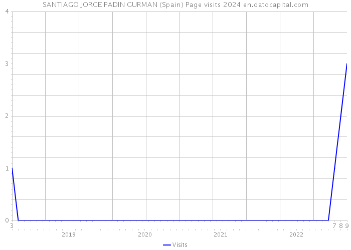 SANTIAGO JORGE PADIN GURMAN (Spain) Page visits 2024 