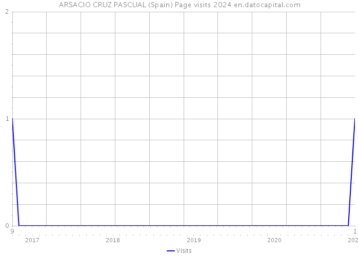 ARSACIO CRUZ PASCUAL (Spain) Page visits 2024 