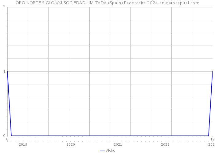 ORO NORTE SIGLO XXI SOCIEDAD LIMITADA (Spain) Page visits 2024 