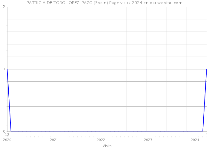 PATRICIA DE TORO LOPEZ-PAZO (Spain) Page visits 2024 