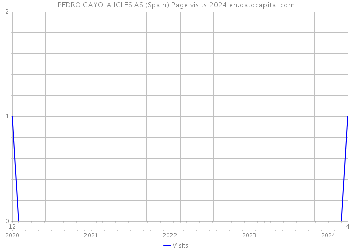 PEDRO GAYOLA IGLESIAS (Spain) Page visits 2024 
