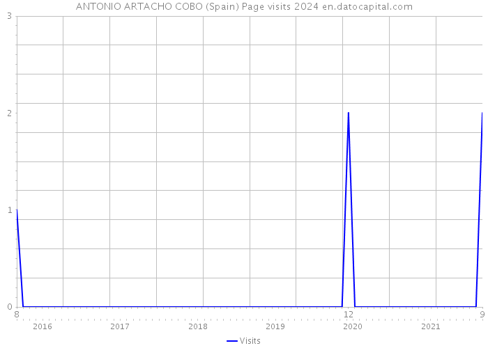 ANTONIO ARTACHO COBO (Spain) Page visits 2024 