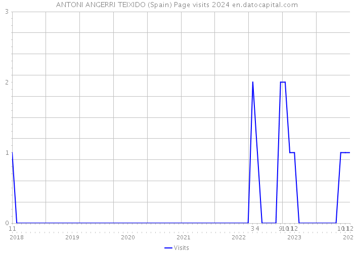 ANTONI ANGERRI TEIXIDO (Spain) Page visits 2024 