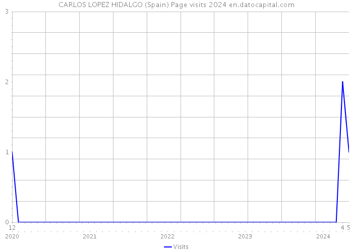 CARLOS LOPEZ HIDALGO (Spain) Page visits 2024 