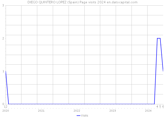 DIEGO QUINTERO LOPEZ (Spain) Page visits 2024 