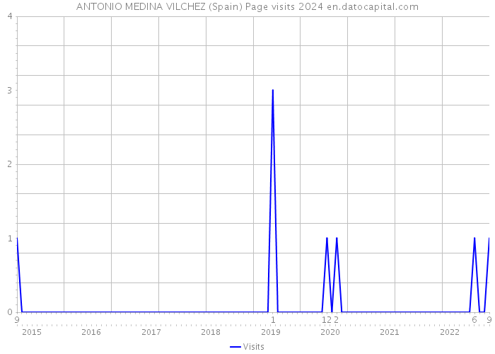 ANTONIO MEDINA VILCHEZ (Spain) Page visits 2024 