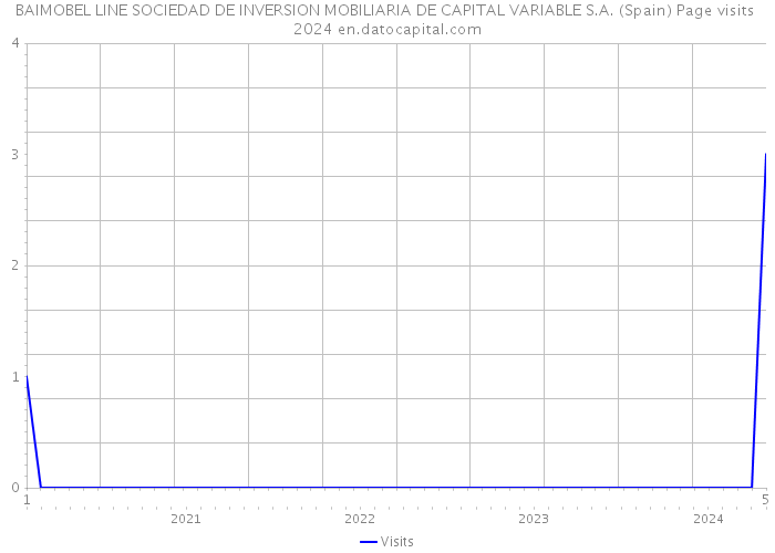 BAIMOBEL LINE SOCIEDAD DE INVERSION MOBILIARIA DE CAPITAL VARIABLE S.A. (Spain) Page visits 2024 