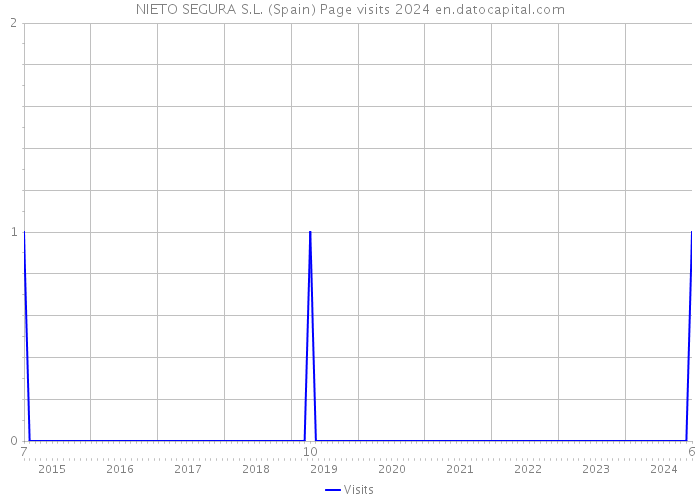 NIETO SEGURA S.L. (Spain) Page visits 2024 