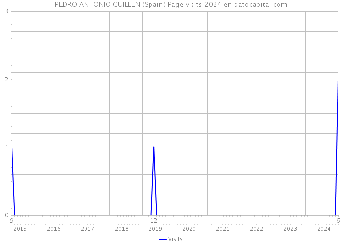 PEDRO ANTONIO GUILLEN (Spain) Page visits 2024 