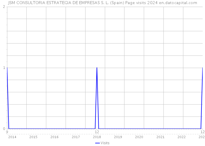 JSM CONSULTORIA ESTRATEGIA DE EMPRESAS S. L. (Spain) Page visits 2024 