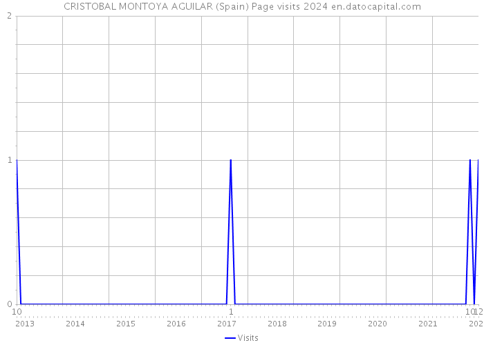 CRISTOBAL MONTOYA AGUILAR (Spain) Page visits 2024 