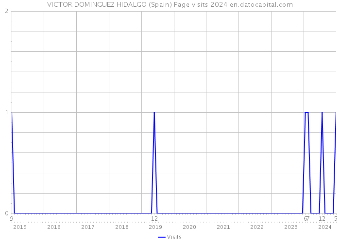 VICTOR DOMINGUEZ HIDALGO (Spain) Page visits 2024 