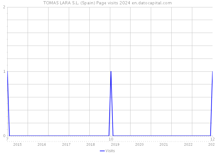 TOMAS LARA S.L. (Spain) Page visits 2024 