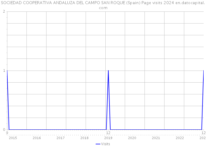 SOCIEDAD COOPERATIVA ANDALUZA DEL CAMPO SAN ROQUE (Spain) Page visits 2024 