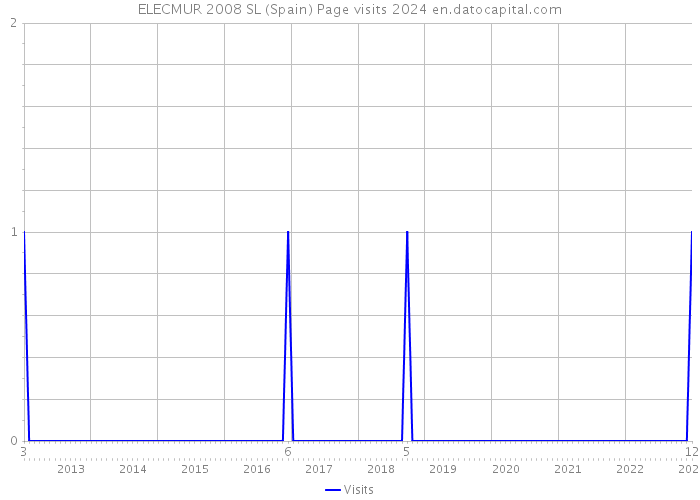 ELECMUR 2008 SL (Spain) Page visits 2024 