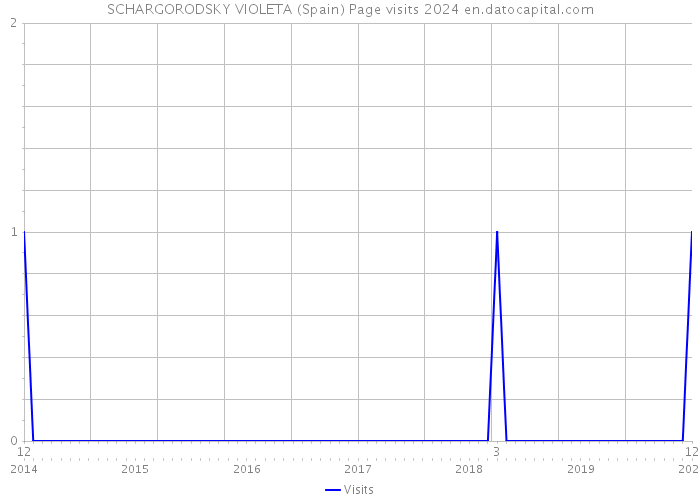 SCHARGORODSKY VIOLETA (Spain) Page visits 2024 