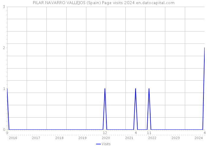 PILAR NAVARRO VALLEJOS (Spain) Page visits 2024 