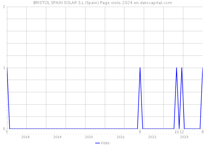 BRISTOL SPAIN SOLAR S.L (Spain) Page visits 2024 