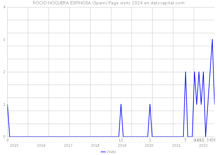 ROCIO NOGUERA ESPINOSA (Spain) Page visits 2024 
