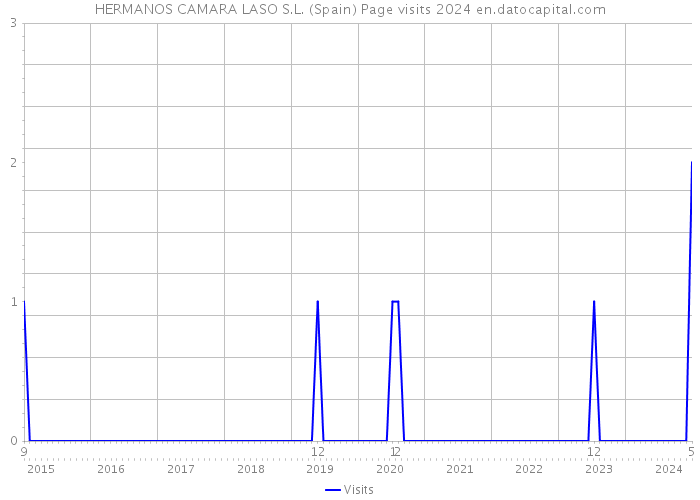 HERMANOS CAMARA LASO S.L. (Spain) Page visits 2024 