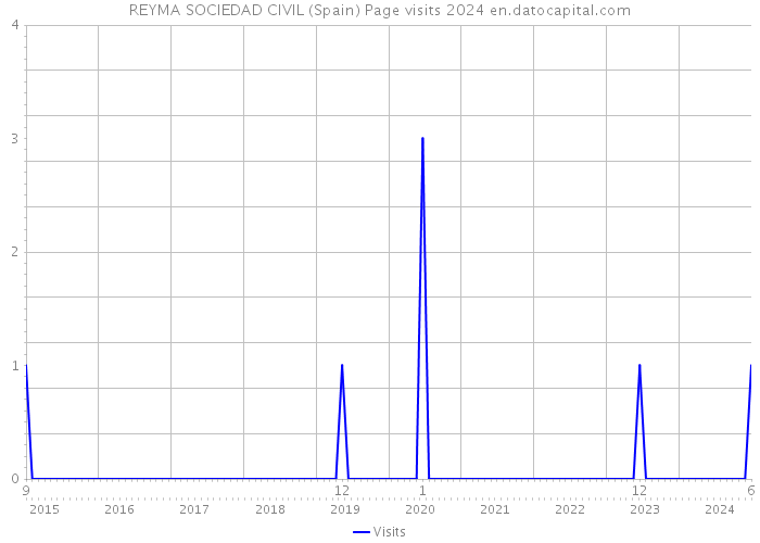 REYMA SOCIEDAD CIVIL (Spain) Page visits 2024 