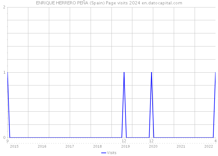 ENRIQUE HERRERO PEÑA (Spain) Page visits 2024 