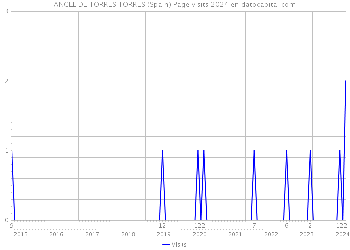 ANGEL DE TORRES TORRES (Spain) Page visits 2024 