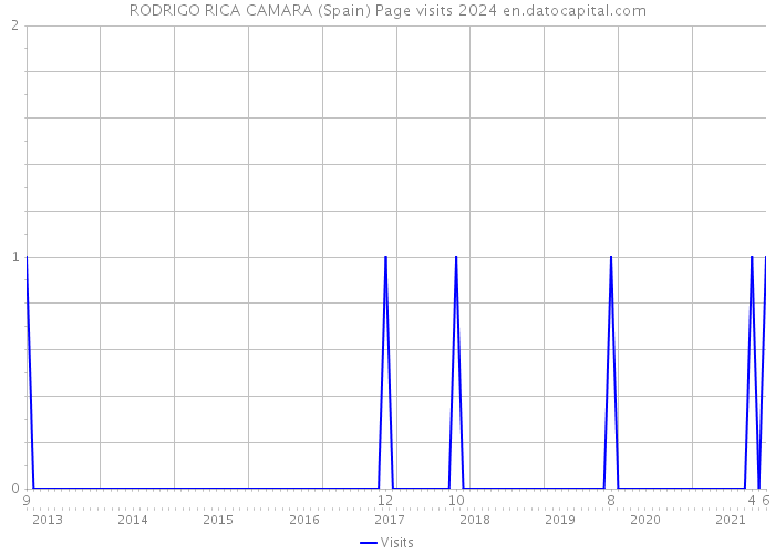 RODRIGO RICA CAMARA (Spain) Page visits 2024 