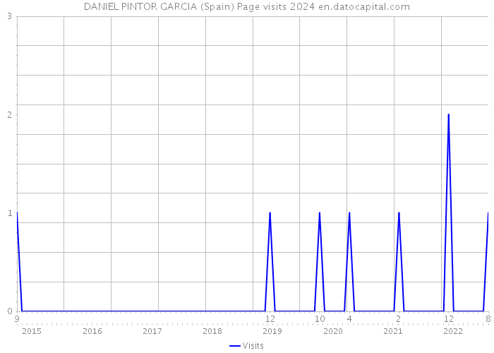 DANIEL PINTOR GARCIA (Spain) Page visits 2024 