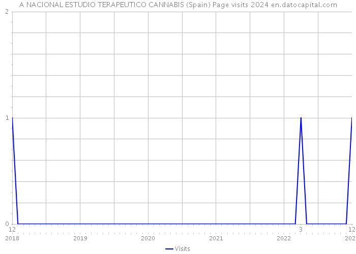 A NACIONAL ESTUDIO TERAPEUTICO CANNABIS (Spain) Page visits 2024 
