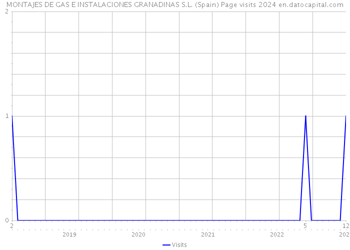 MONTAJES DE GAS E INSTALACIONES GRANADINAS S.L. (Spain) Page visits 2024 