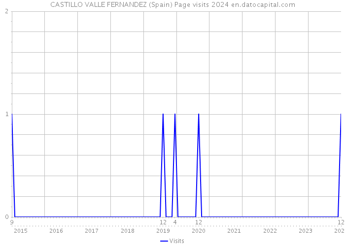 CASTILLO VALLE FERNANDEZ (Spain) Page visits 2024 