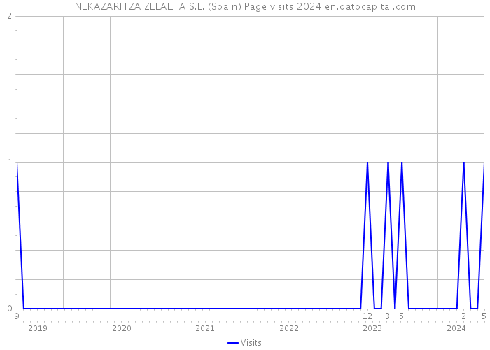 NEKAZARITZA ZELAETA S.L. (Spain) Page visits 2024 