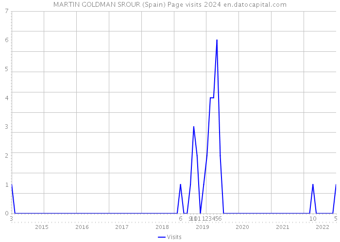 MARTIN GOLDMAN SROUR (Spain) Page visits 2024 