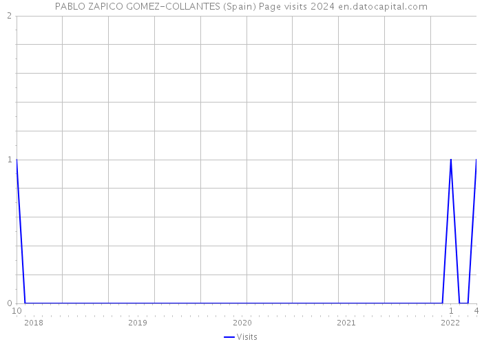 PABLO ZAPICO GOMEZ-COLLANTES (Spain) Page visits 2024 