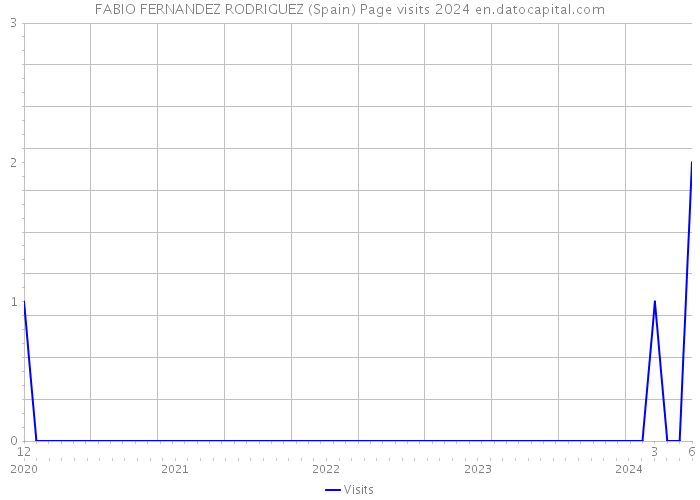 FABIO FERNANDEZ RODRIGUEZ (Spain) Page visits 2024 