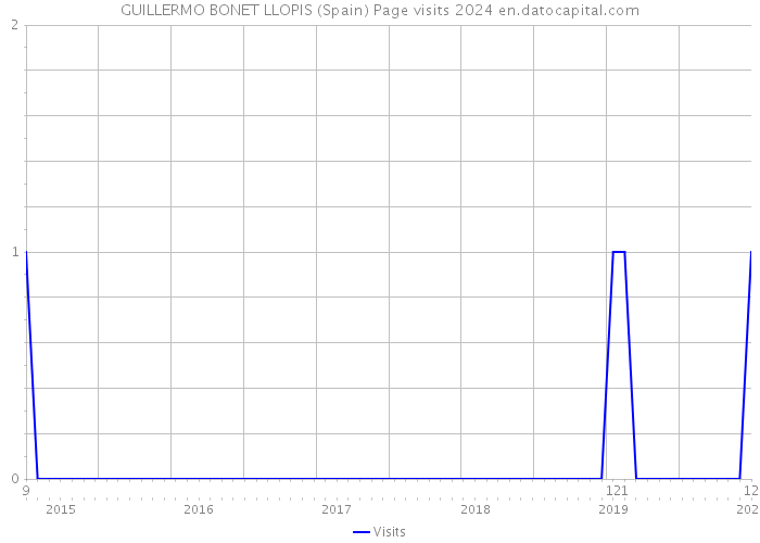 GUILLERMO BONET LLOPIS (Spain) Page visits 2024 
