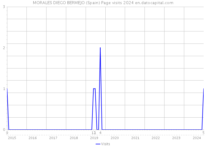 MORALES DIEGO BERMEJO (Spain) Page visits 2024 