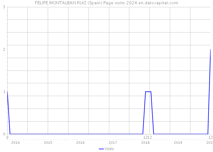 FELIPE MONTALBAN RUIZ (Spain) Page visits 2024 