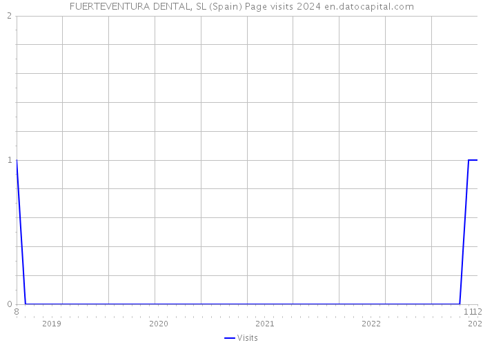 FUERTEVENTURA DENTAL, SL (Spain) Page visits 2024 
