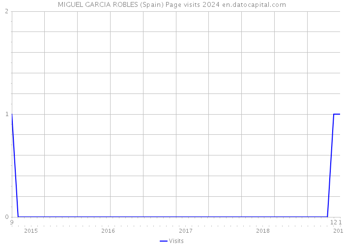 MIGUEL GARCIA ROBLES (Spain) Page visits 2024 