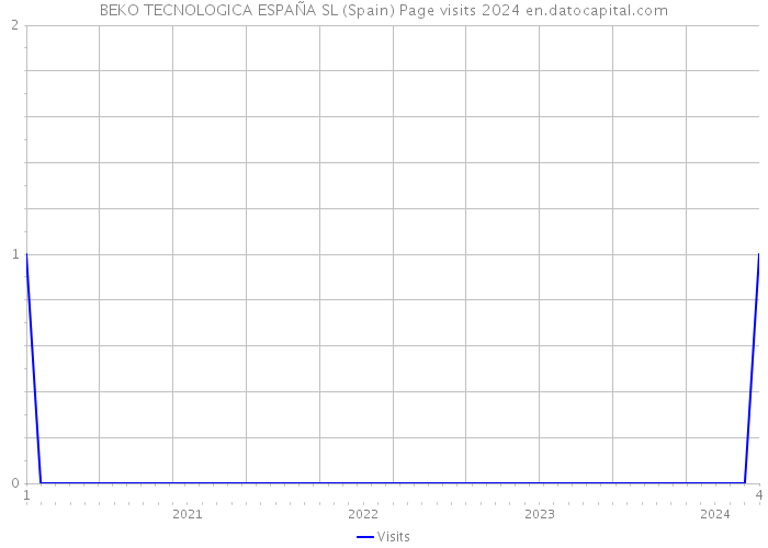 BEKO TECNOLOGICA ESPAÑA SL (Spain) Page visits 2024 