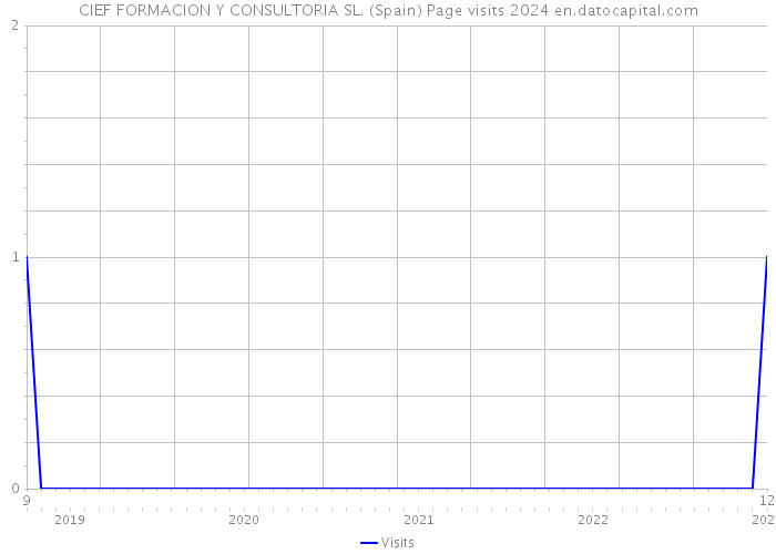 CIEF FORMACION Y CONSULTORIA SL. (Spain) Page visits 2024 
