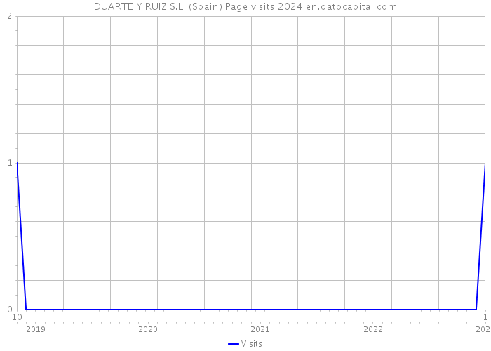 DUARTE Y RUIZ S.L. (Spain) Page visits 2024 