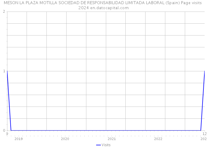 MESON LA PLAZA MOTILLA SOCIEDAD DE RESPONSABILIDAD LIMITADA LABORAL (Spain) Page visits 2024 