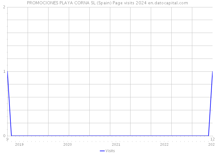 PROMOCIONES PLAYA CORNA SL (Spain) Page visits 2024 