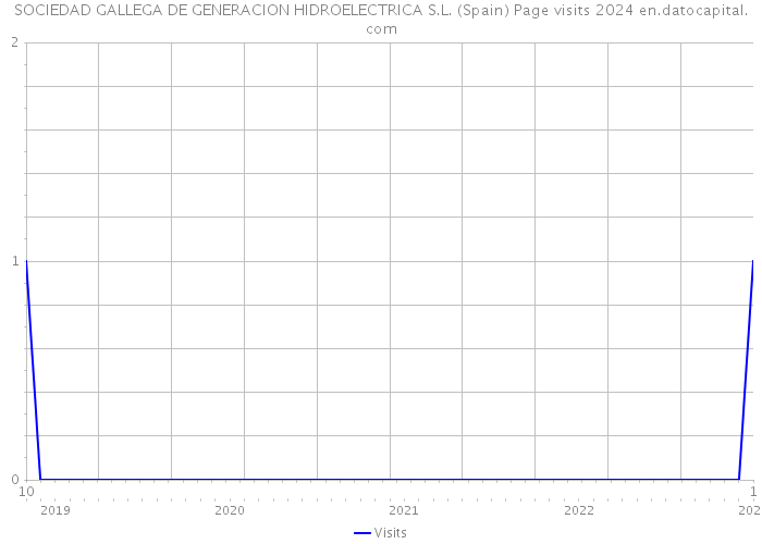 SOCIEDAD GALLEGA DE GENERACION HIDROELECTRICA S.L. (Spain) Page visits 2024 