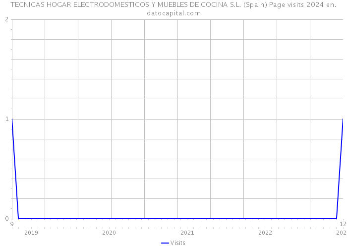 TECNICAS HOGAR ELECTRODOMESTICOS Y MUEBLES DE COCINA S.L. (Spain) Page visits 2024 